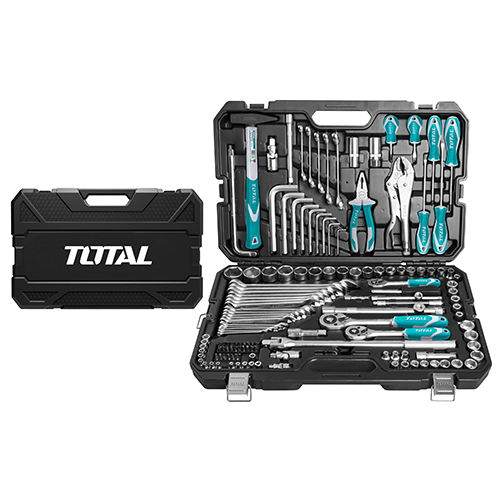 142.jpg Total 142 Pcs combination tools set - Image 1