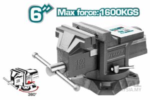 TOTAL BENCH VICE 6" - 150mm (THT6166) - Image 2