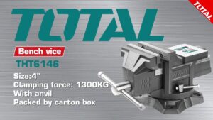 TOTAL BENCH VICE 4" - 100mm (THT6146) - Image 2