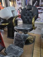 GOLD BARBER CHAIR - Image 2