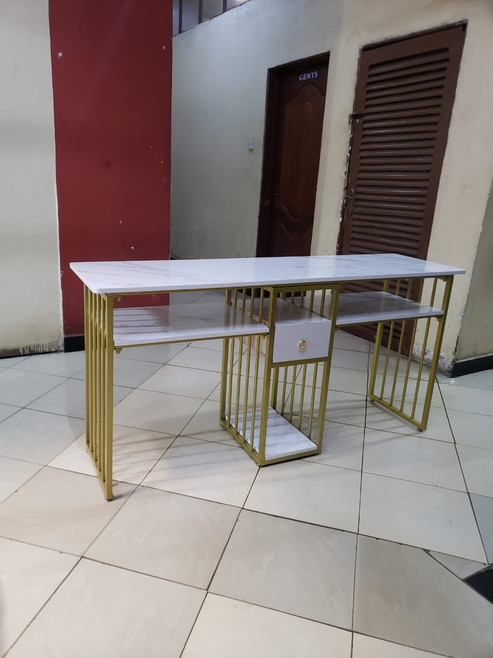 1000708063.jpg DOUBLE MANICURE TABLE - Image 1