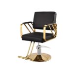 Salon rose gold barber chair