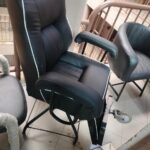 Black saloon and Barber chair